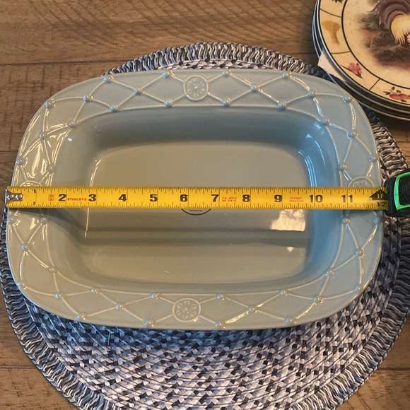 Light Blue Rectangular Ceramic Dish. NWOT. 
12x9 - Picture 5 of 6